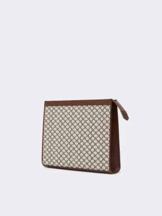 Bolsa mediana de jacquard de algodón, negra