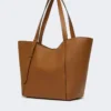 Bolso Archetipo de piel, marrón ámbar Bolso Archetipo de piel, marrón ámbar