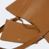 Bolso Archetipo de piel, marrón ámbar Bolso Archetipo de piel, marrón ámbar