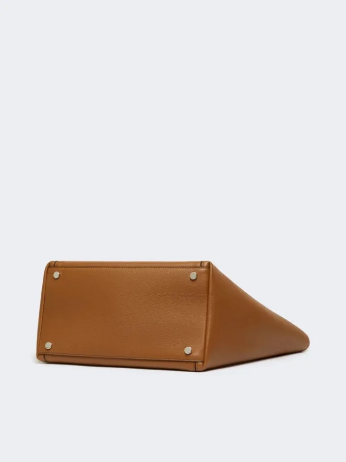 Bolso Archetipo de piel, marrón ámbar Bolso Archetipo de piel, marrón ámbar