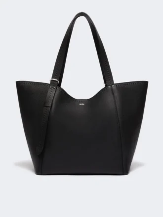 Bolso Archetipo de piel, negro