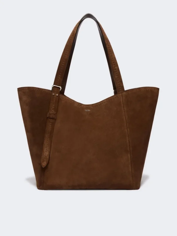 Bolso Archetipo de piel serrada, marrón oscuro Bolso Archetipo de piel serrada, marrón oscuro