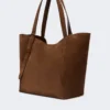 Bolso Archetipo de piel serrada, marrón oscuro Bolso Archetipo de piel serrada, marrón oscuro