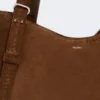 Bolso Archetipo de piel serrada, marrón oscuro Bolso Archetipo de piel serrada, marrón oscuro