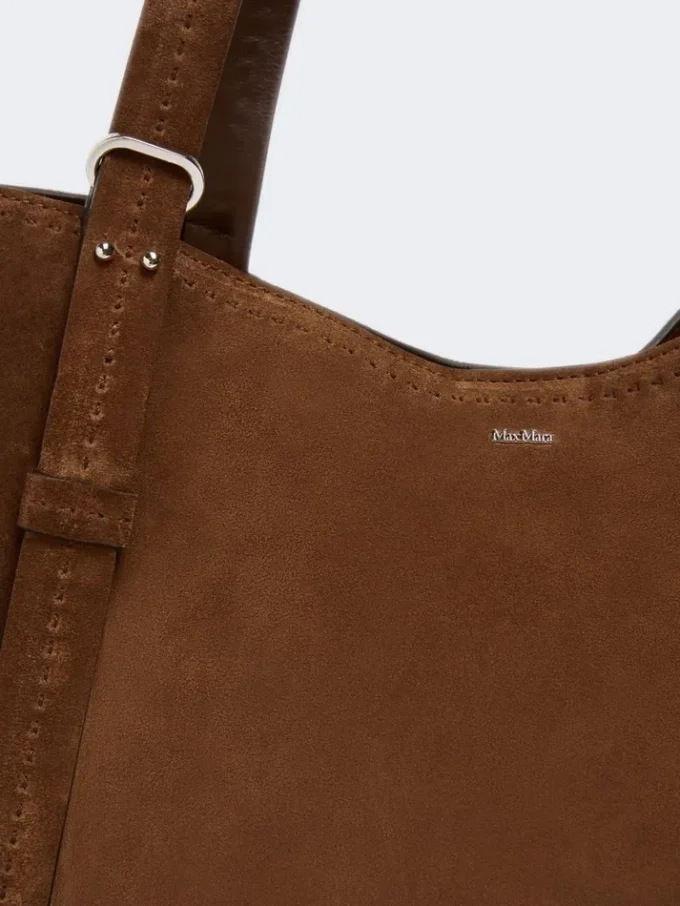 Bolso Archetipo de piel serrada, marrón oscuro Bolso Archetipo de piel serrada, marrón oscuro
