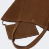 Bolso Archetipo de piel serrada, marrón oscuro Bolso Archetipo de piel serrada, marrón oscuro