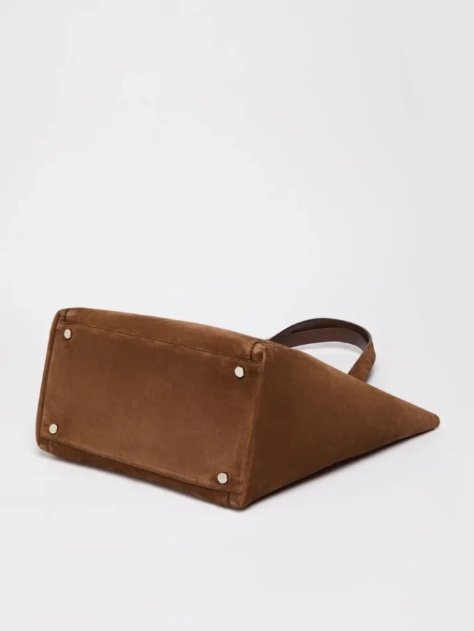Bolso Archetipo de piel serrada, marrón oscuro Bolso Archetipo de piel serrada, marrón oscuro