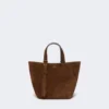 Bolso Archetipo extrapequeño de piel serrada, marrón oscuro Bolso Archetipo extrapequeño de piel serrada, marrón oscuro