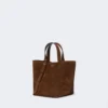 Bolso Archetipo extrapequeño de piel serrada, marrón oscuro Bolso Archetipo extrapequeño de piel serrada, marrón oscuro