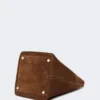 Bolso Archetipo extrapequeño de piel serrada, marrón oscuro Bolso Archetipo extrapequeño de piel serrada, marrón oscuro