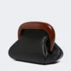 Bolso Bouba mediano de piel, negro Bolso Bouba mediano de piel, negro