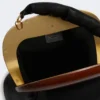 Bolso Bouba mediano de piel, negro Bolso Bouba mediano de piel, negro