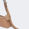Bolso de hombro pequeño de piel, marrón Bolso de hombro pequeño de piel, marrón