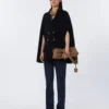 Bolso de hombro pequeño de piel, marrón Bolso de hombro pequeño de piel, marrón