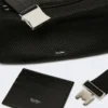 Bolso de mano micro en malla técnica, negro Bolso de mano micro en malla técnica, negro