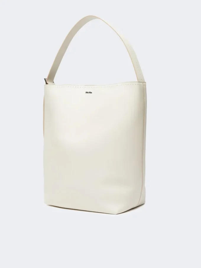 – Bolso de piel Archetipo mediano, blanco – Bolso de piel Archetipo mediano, blanco
