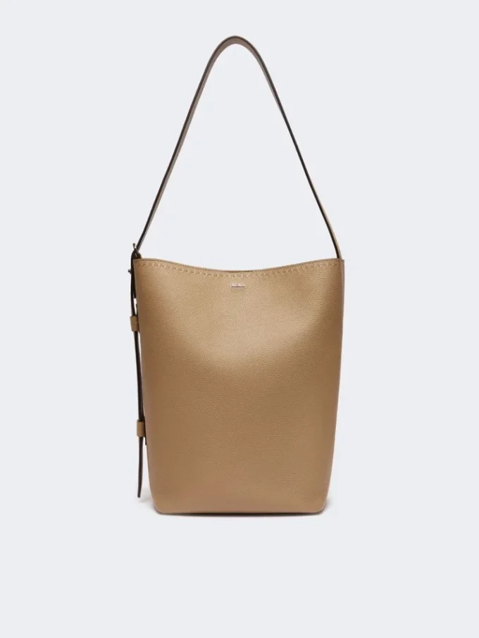 – Bolso de piel Archetipo mediano, color barro – Bolso de piel Archetipo mediano, color barro