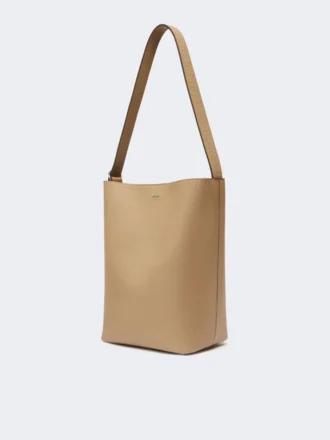 – Bolso de piel Archetipo mediano, color barro