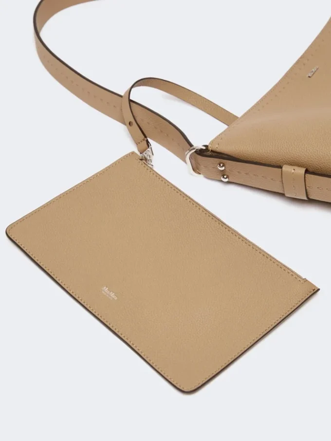 – Bolso de piel Archetipo mediano, color barro – Bolso de piel Archetipo mediano, color barro
