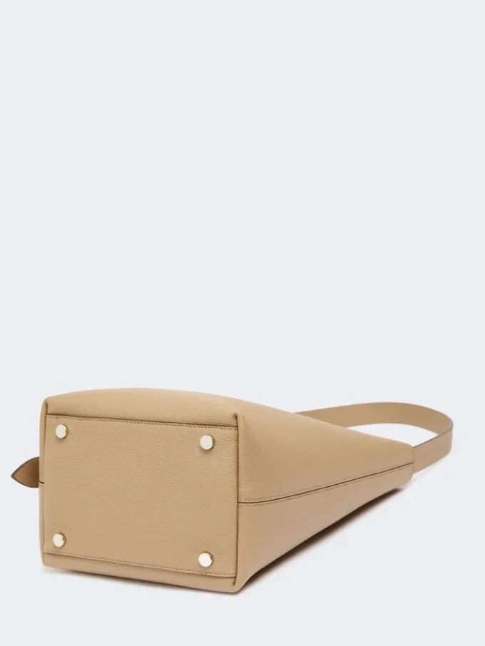– Bolso de piel Archetipo mediano, color barro – Bolso de piel Archetipo mediano, color barro