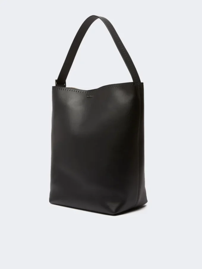 – Bolso de piel Archetipo mediano, negro – Bolso de piel Archetipo mediano, negro