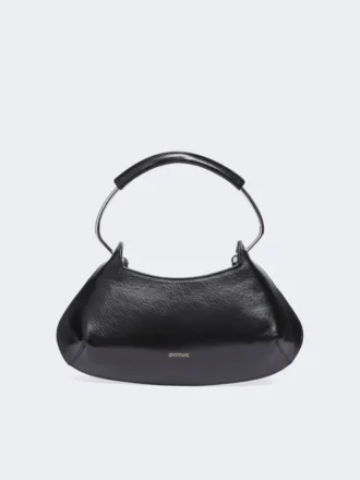 Bolso de piel Caju mini, negro