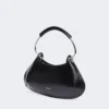 Bolso de piel Caju mini, negro Bolso de piel Caju mini, negro