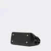 Bolso de piel lisa, negro Bolso de piel lisa, negro