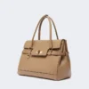 Bolso de piel natural, color barro Bolso de piel natural, color barro