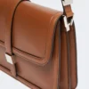 Bolso de piel natural, color tabaco Bolso de piel natural, color tabaco