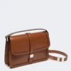 Bolso de piel natural, color tabaco Bolso de piel natural, color tabaco