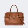 Bolso de piel natural, marrón ámbar Bolso de piel natural, marrón ámbar