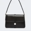 Bolso de piel natural, negro Bolso de piel natural, negro
