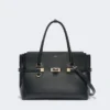 Bolso de piel natural, negro Bolso de piel natural, negro