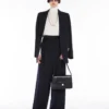 Bolso de piel natural, negro Bolso de piel natural, negro