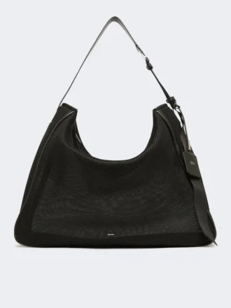 Bolso extragrande de malla técnica, negro