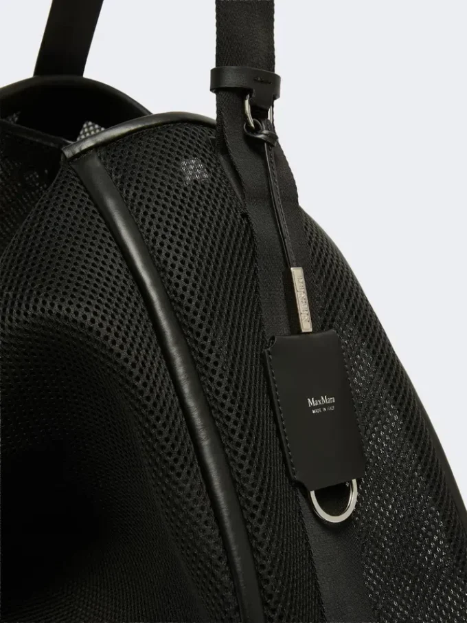Bolso extragrande de malla técnica, negro Bolso extragrande de malla técnica, negro