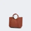 Bolso marino de piel extrapequeño, color óxido Bolso marino de piel extrapequeño, color óxido