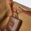 Bolso marino de piel extrapequeño, color óxido Bolso marino de piel extrapequeño, color óxido