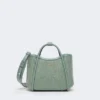 Bolso marino extrapequeño con tejido trenzado tipo rafia, verde salvia Bolso marino extrapequeño con tejido trenzado tipo rafia, verde salvia