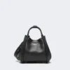 Bolso marino extrapequeño de piel, negro Bolso marino extrapequeño de piel, negro