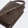 Bolso mini Soffy acolchado de piel napa, color cacao Bolso mini Soffy acolchado de piel napa, color cacao