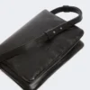 Bolso mini Soffy de napa acolchada, negro Bolso mini Soffy de napa acolchada, negro