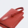 Bolso mini Soffy de napa acolchada, rojo ladrillo Bolso mini Soffy de napa acolchada, rojo ladrillo