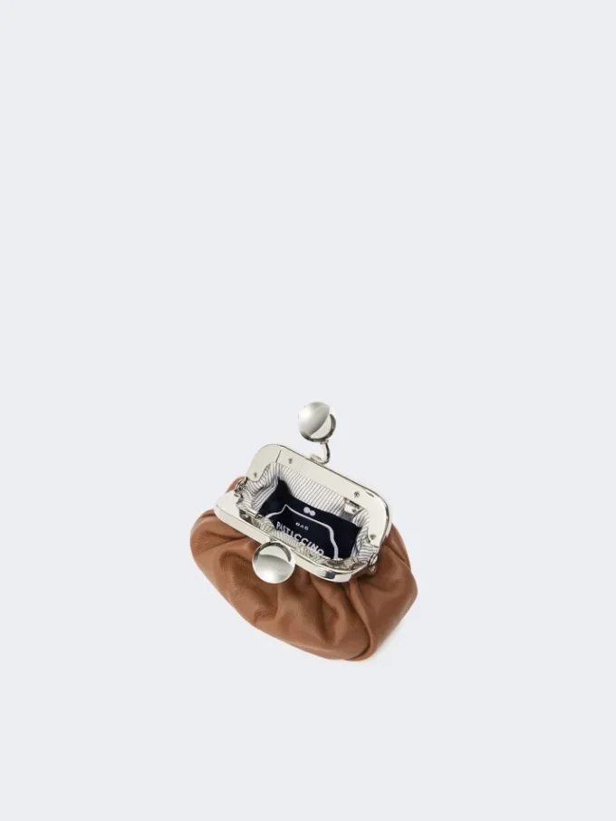 Bolso Nano Pasticcino de piel de oveja napa, color tabaco Bolso Nano Pasticcino de piel de oveja napa, color tabaco