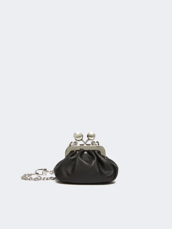 Bolso Nano Pasticcino de piel de oveja napa, negro Bolso Nano Pasticcino de piel de oveja napa, negro