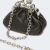 Bolso Nano Pasticcino de piel de oveja napa, negro Bolso Nano Pasticcino de piel de oveja napa, negro