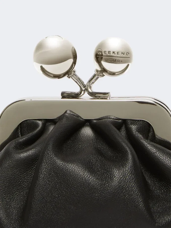 Bolso Nano Pasticcino de piel de oveja napa, negro Bolso Nano Pasticcino de piel de oveja napa, negro