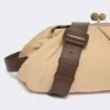 Bolso Pasticcino extragrande acolchado de gabardina técnica, beige Bolso Pasticcino extragrande acolchado de gabardina técnica, beige
