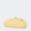 Bolso Pasticcino grande de algodón a cuadros vichy, amarillo Bolso Pasticcino grande de algodón a cuadros vichy, amarillo